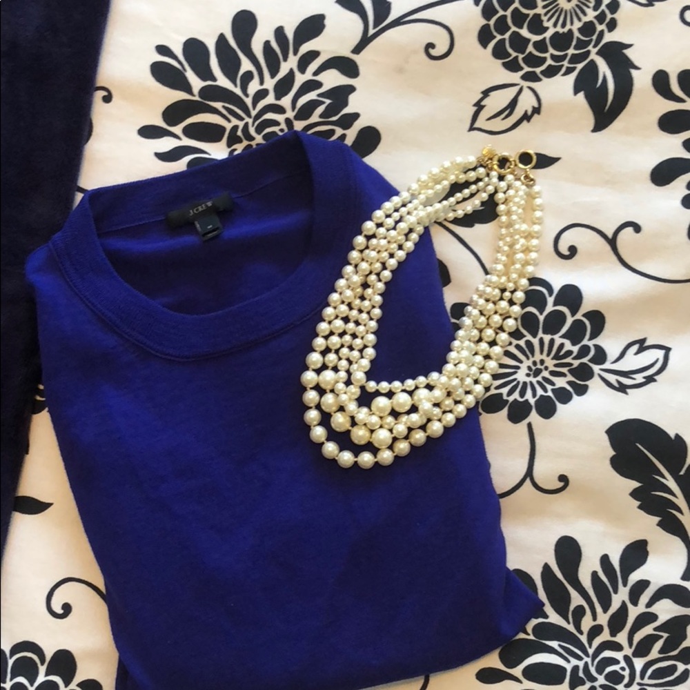 J. Crew Cobalt Blue Sweater